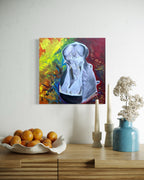 Canvas Print: "Flodhest"