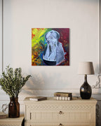 Canvas Print: "Flodhest"