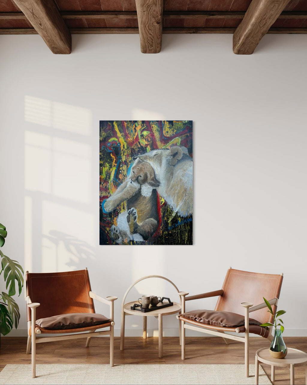 Original: "Mor passer på dig"