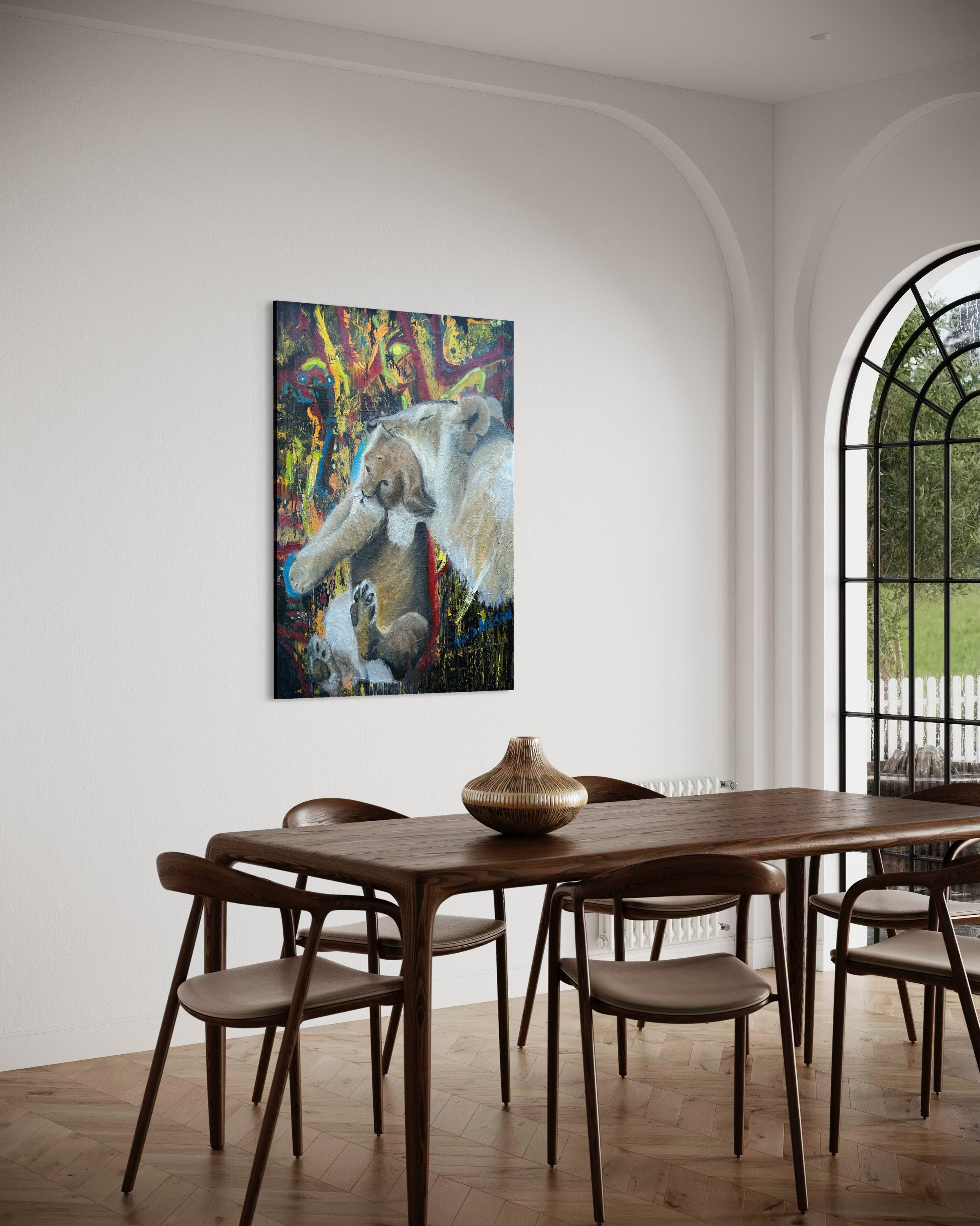 Original: "Mor passer på dig"