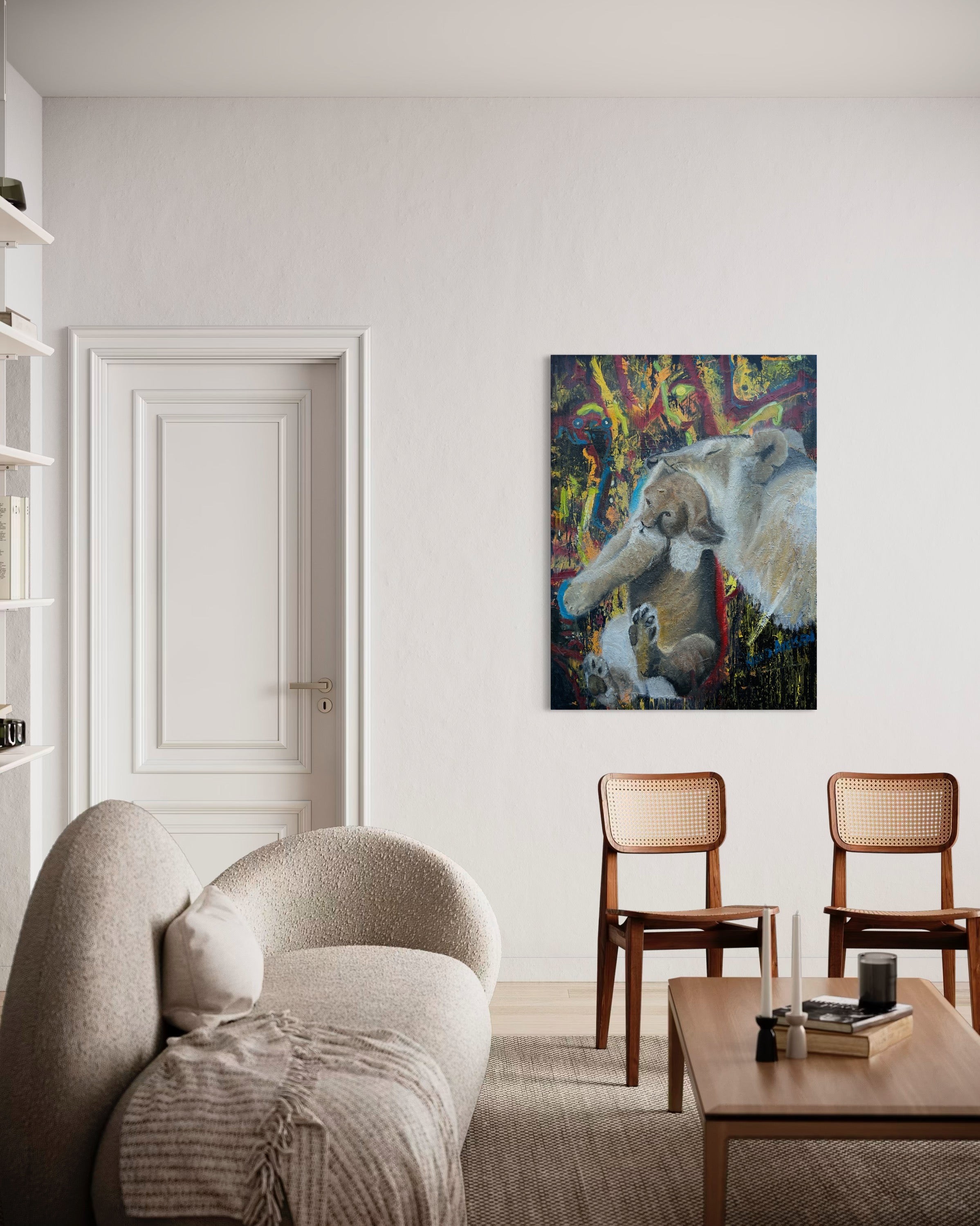 Original: "Mor passer på dig"