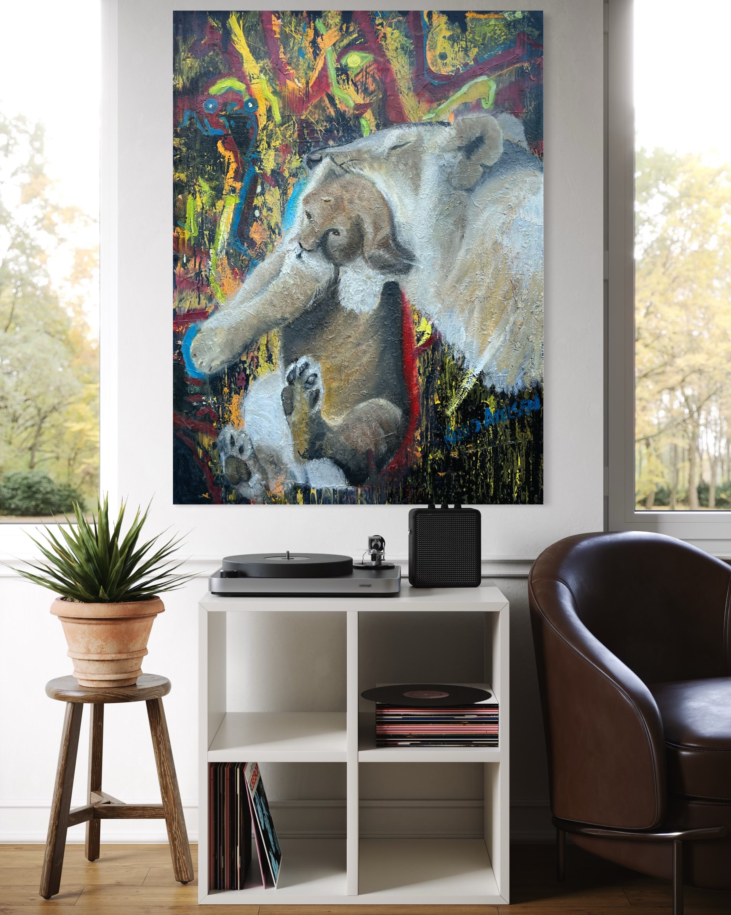 Original: "Mor passer på dig"