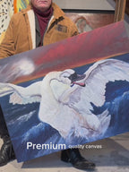 Canvas Print: "Svane dans"